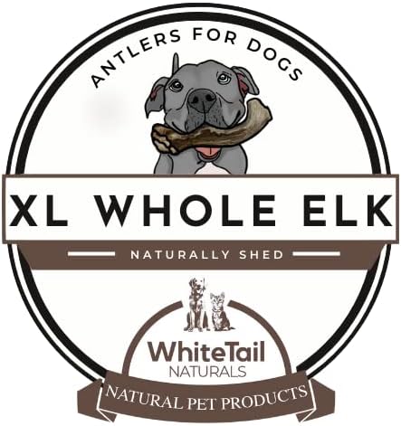 (Branded) Extra Large | Whole-cut Elk/Red Deer Antler Dog Chew Bulk