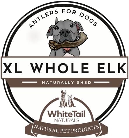 (Unbranded) Extra Large | Whole-cut Elk/Red Deer Antler Dog Chew Bulk